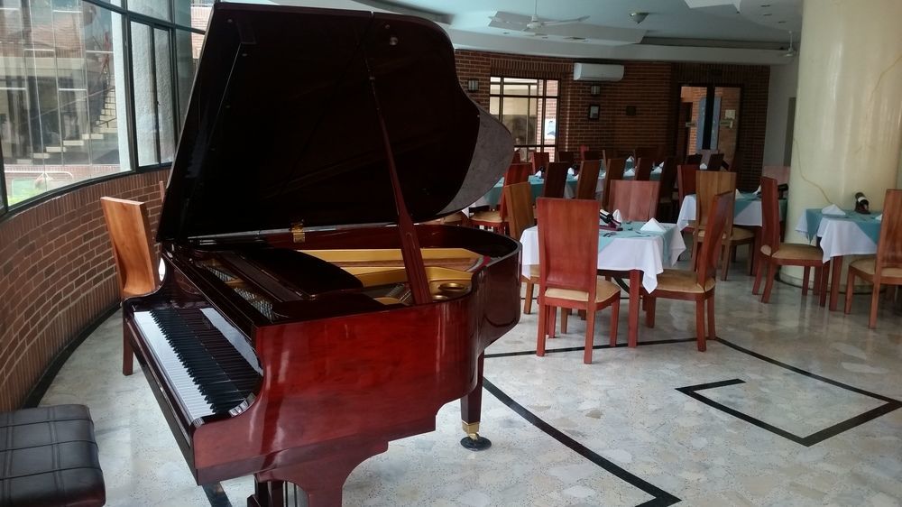 Casa Morales Hotel Internacional Y Centro De Convenciones Ібаге Екстер'єр фото Piano in the restaurant